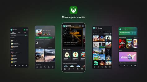 Xbox app for mobile .